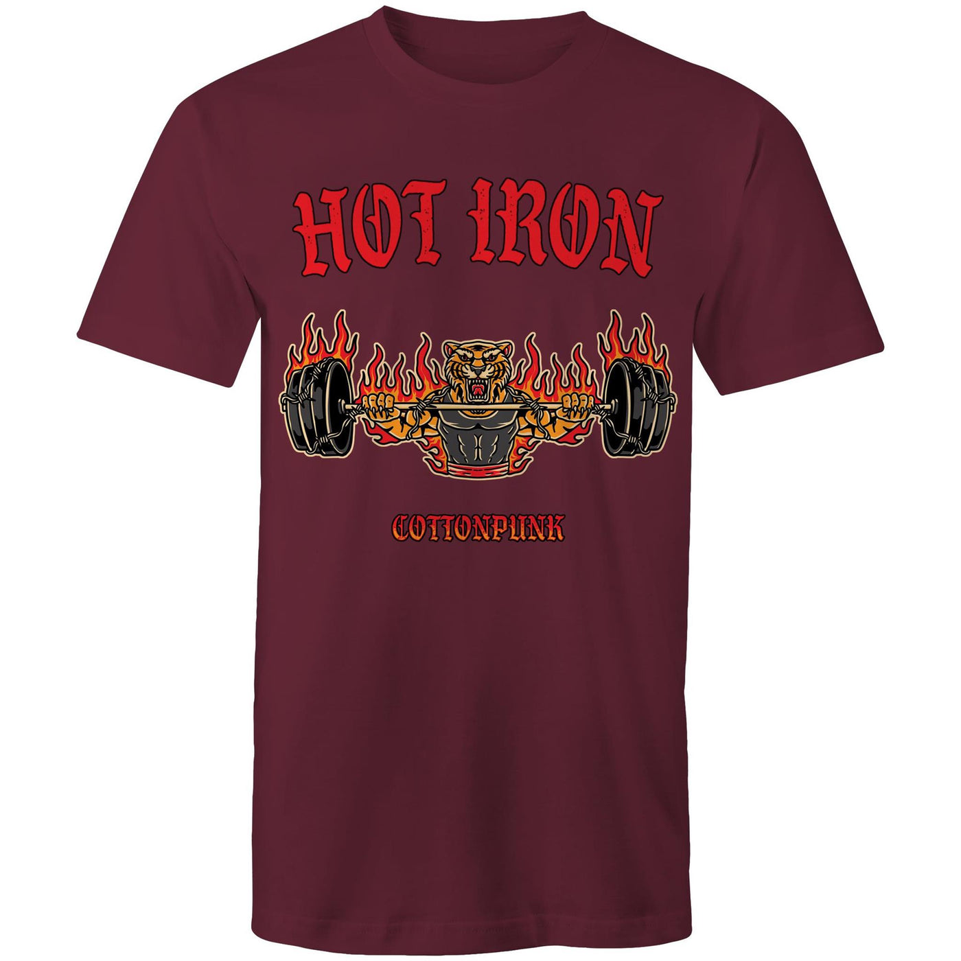 HOT IRON - Mens T-Shirt - FRONT PRINT