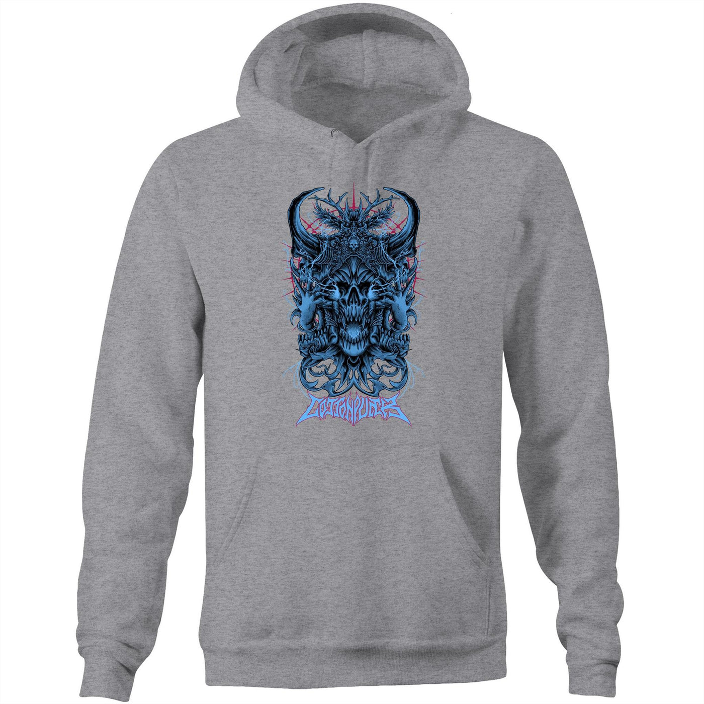 BLACK MAGIC IV - Mens Pocket Hoodie - FRONT PRINT