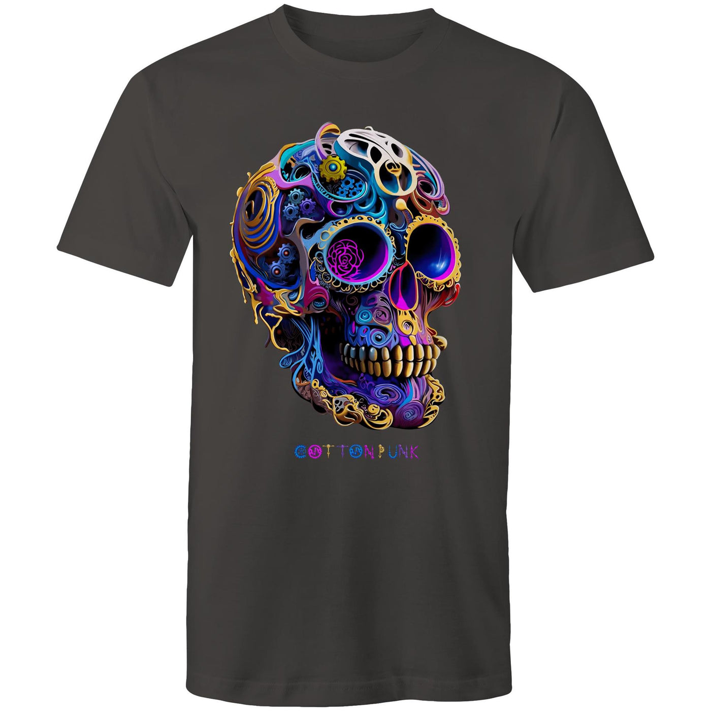 GEARS OF TIME V2 - Mens T-Shirt - FRONT PRINT