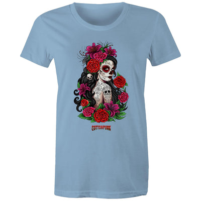 EL AMOR NUNCA MUERE - Womens T-Shirt - FRONT PRINT