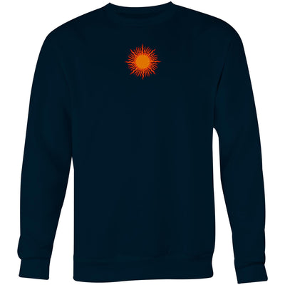 SUNSET VIBES - Mens Sweatshirt - BACK PRINT