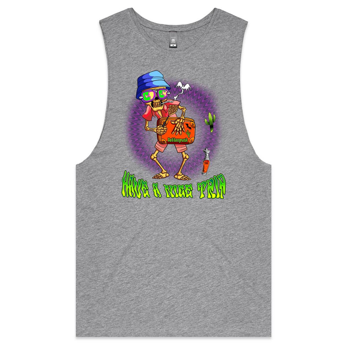 HAVE A NICE TRIP 2 - Mens Sleeveless T-Shirt - FRONT PRINT