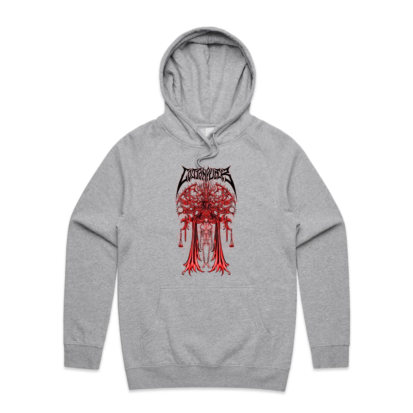 HELLEVATION - Mens Pocket Hoodie - FRONT PRINT