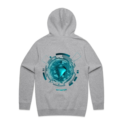 TRON III - Mens Pocket Hoodie - BACK PRINT