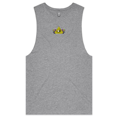 SPACE'D INVADERS - Mens Sleeveless T-Shirt - BACK PRINT