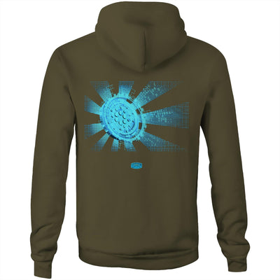 CARDANO - Mens Pocket Hoodie - BACK PRINT