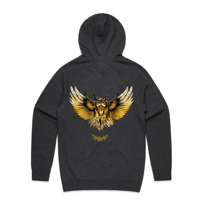 SILENT HUNTER - Mens Pocket Hoodie - BACK PRINT