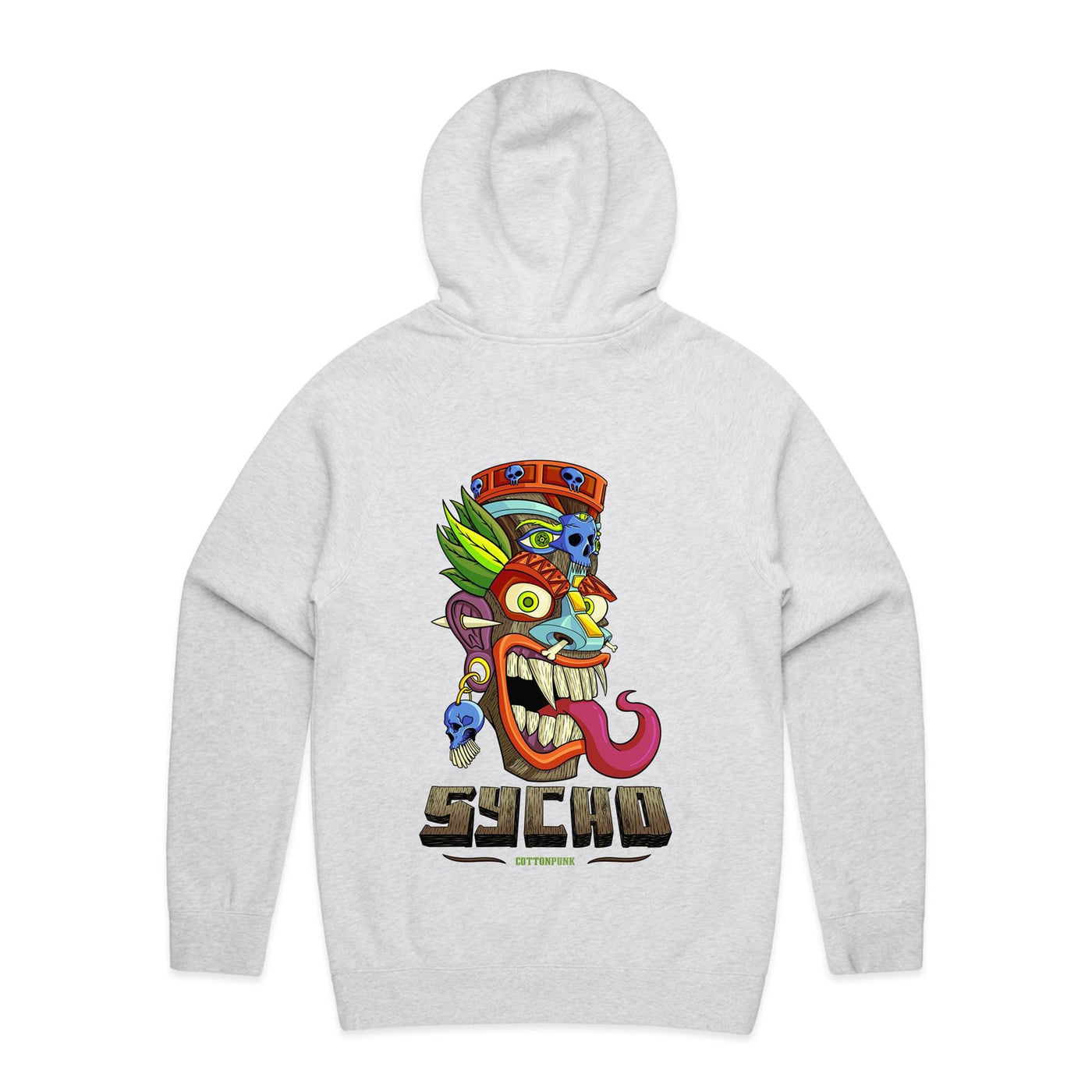 SYCHO - Mens Pocket Hoodie - BACK PRINT