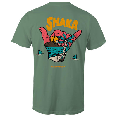 SHAKA - Mens T-Shirt - BACK PRINT