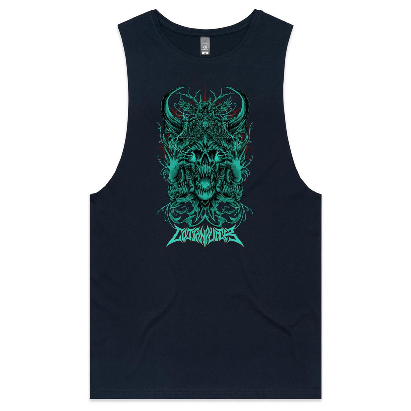 BLACK MAGIC II - Mens Sleeveless T-Shirt - FRONT PRINT