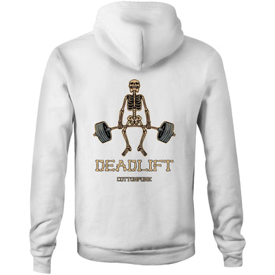 DEADLIFT - Mens Pocket Hoodie - BACK PRINT