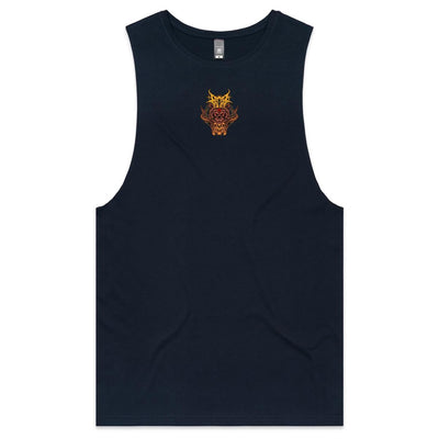 ALMOST HUMAN II - Mens Sleeveless T-Shirt - BACK PRINT