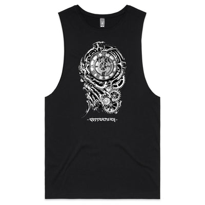 TIME KILLA 2 - Mens Sleeveless T-Shirt - FRONT PRINT