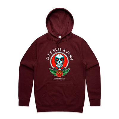 LET'S PLAY A GAME - Mens Pocket Hoodie - FRONT PRINT