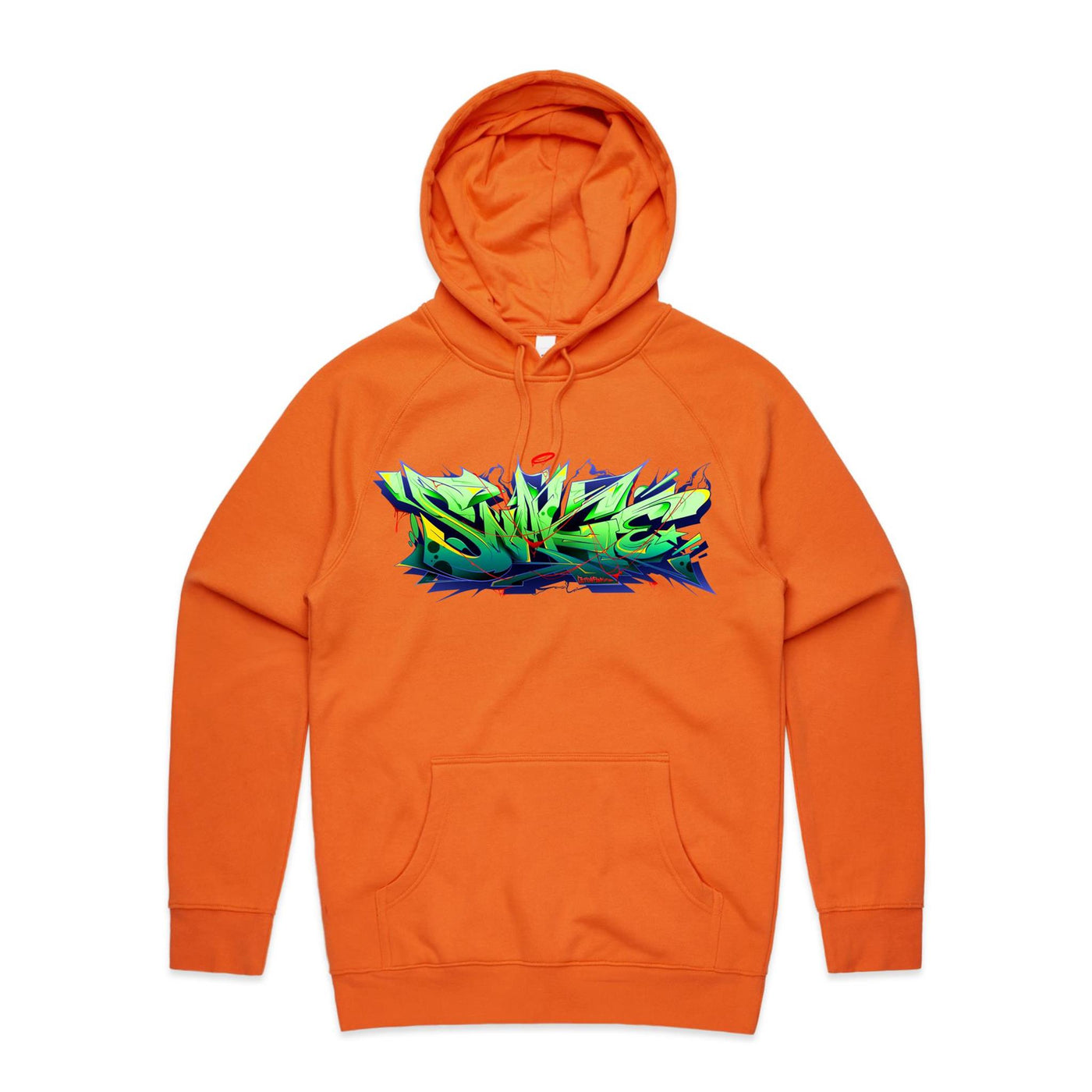 SNAKE (R) - Mens Pocket Hoodie - FRONT PRINT