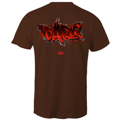 DARQ - Mens T-Shirt - BACK PRINT