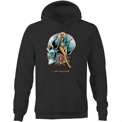 NEVER R.I.P - Mens Pocket Hoodie - FRONT PRINT