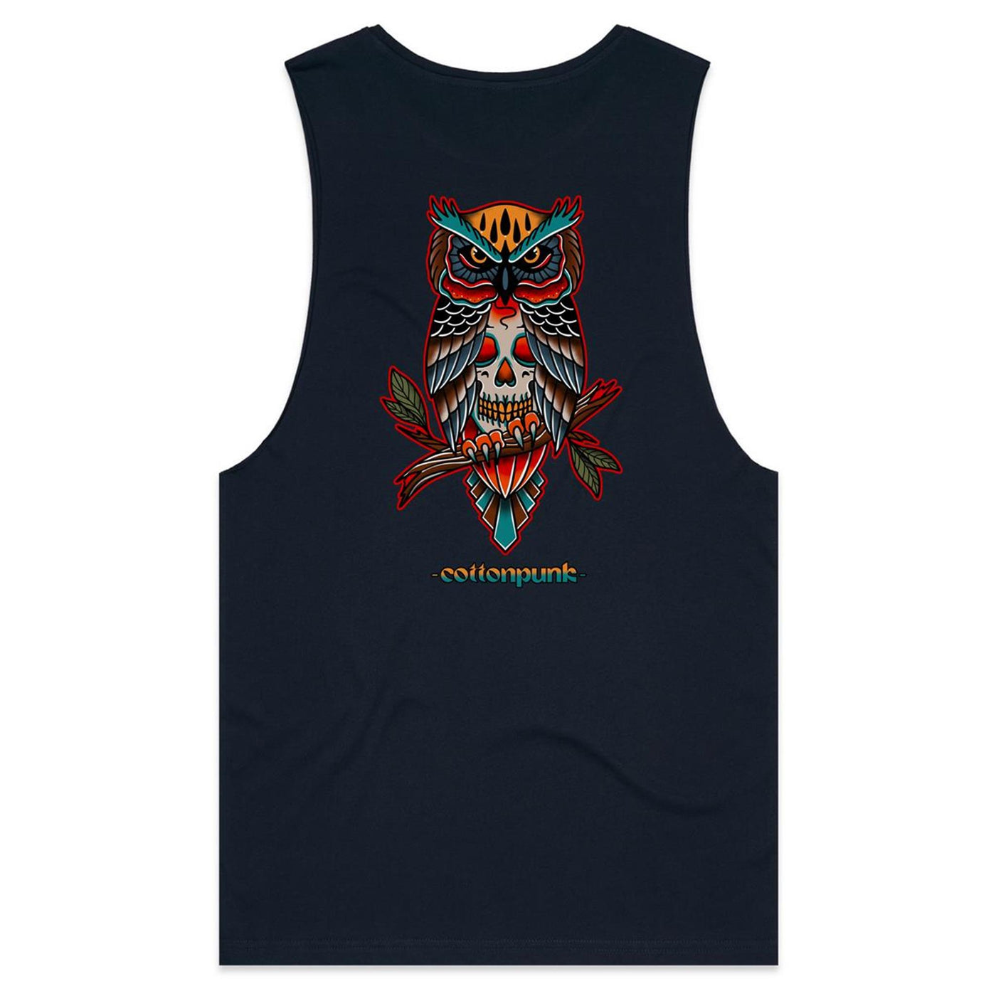 HIDEOUT - Mens Sleeveless T-Shirt - BACK PRINT