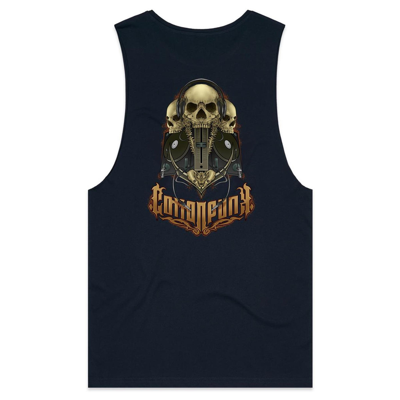 STEREOSONIC - Mens Sleeveless T-Shirt - BACK PRINT