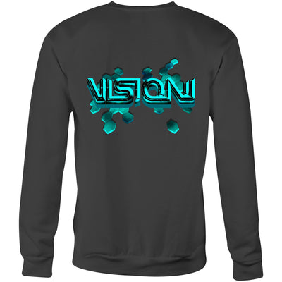 VISION - Mens Sweatshirt - BACK PRINT