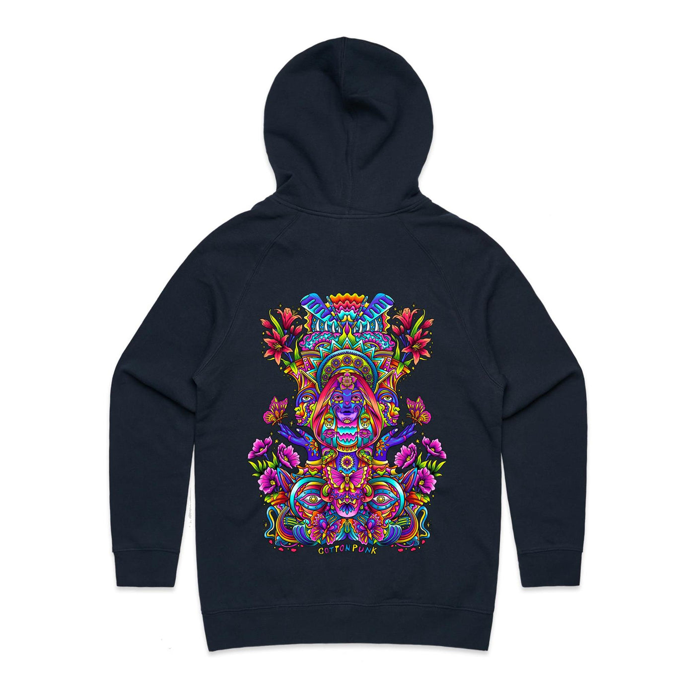 EGO TRIP - Womens Pocket Hoodie - BACK PRINT