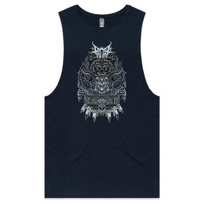 ALMOST HUMAN IV - Mens Sleeveless T-Shirt - FRONT PRINT