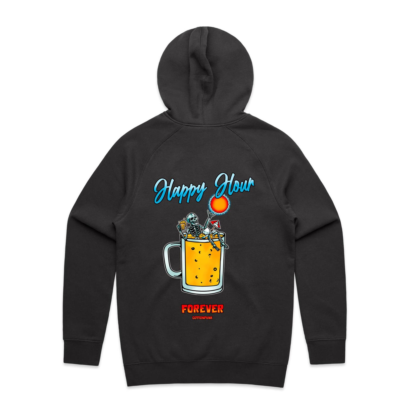 IS IT STILL HAPPY HOUR? - Mens Pocket Hoodie - BACK PRINT