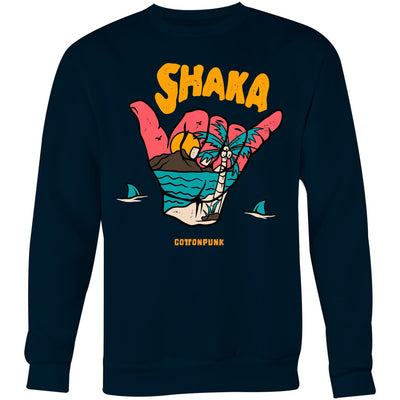 SHAKA (W) - Womens Sweatshirt - FRONT PRINT