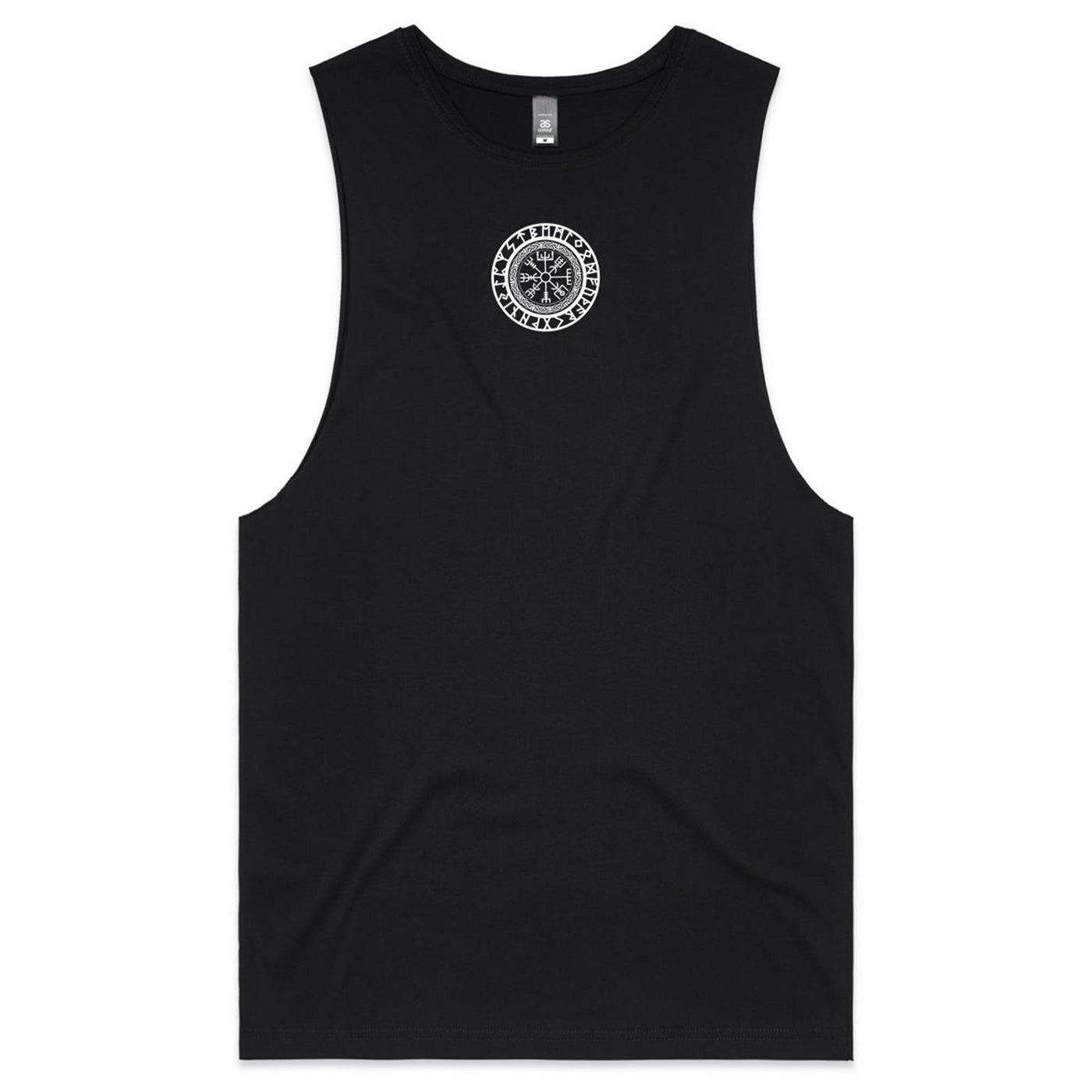 DARK WARRIOR - Mens Sleeveless T-Shirt - BACK PRINT