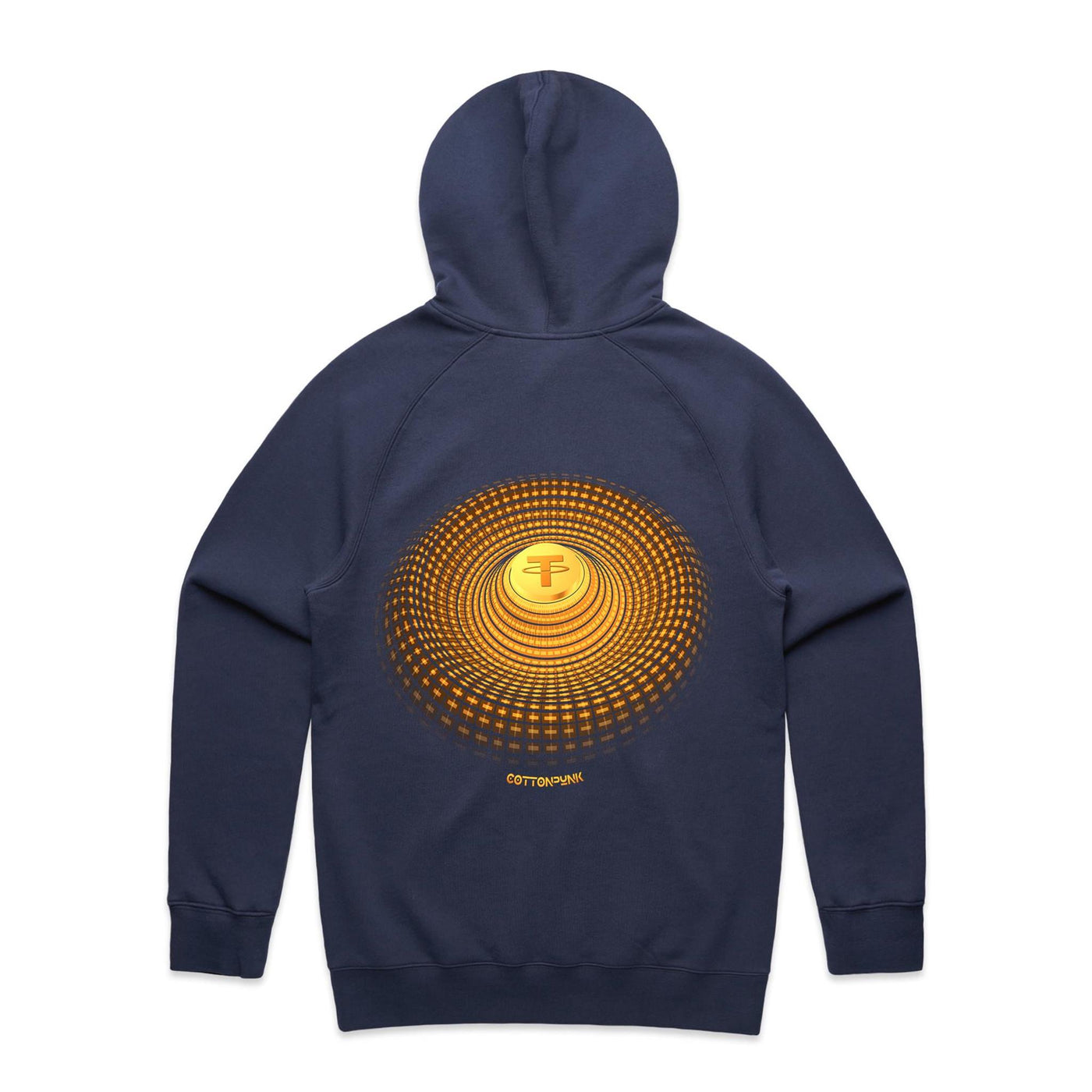 TETHER II - Mens Pocket Hoodie - BACK PRINT