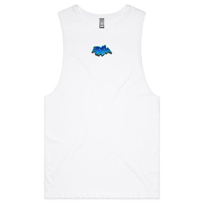 KRUSIN - Mens Sleeveless T-Shirt - BACK PRINT