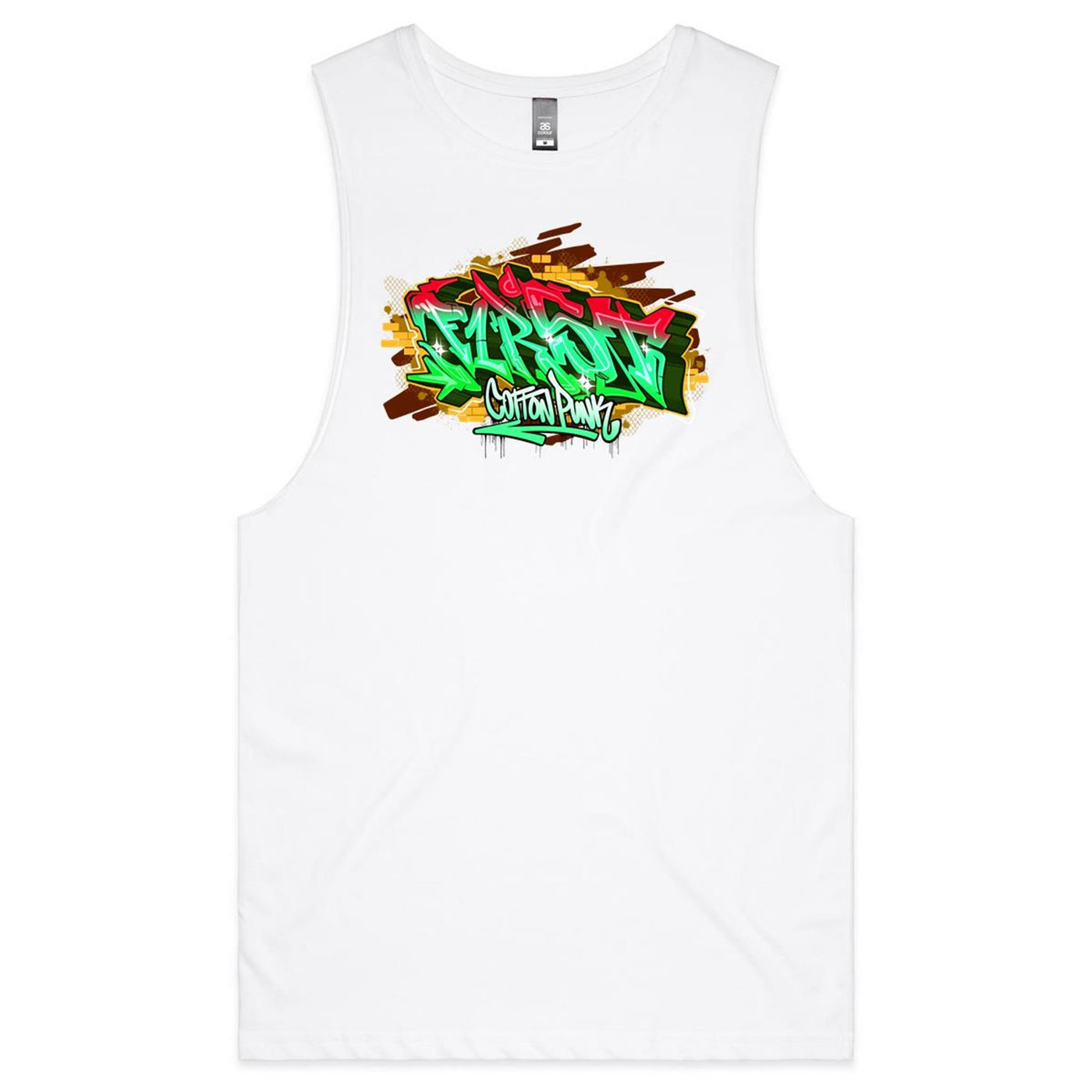 F1RST - Mens Sleeveless T-Shirt - FRONT PRINT