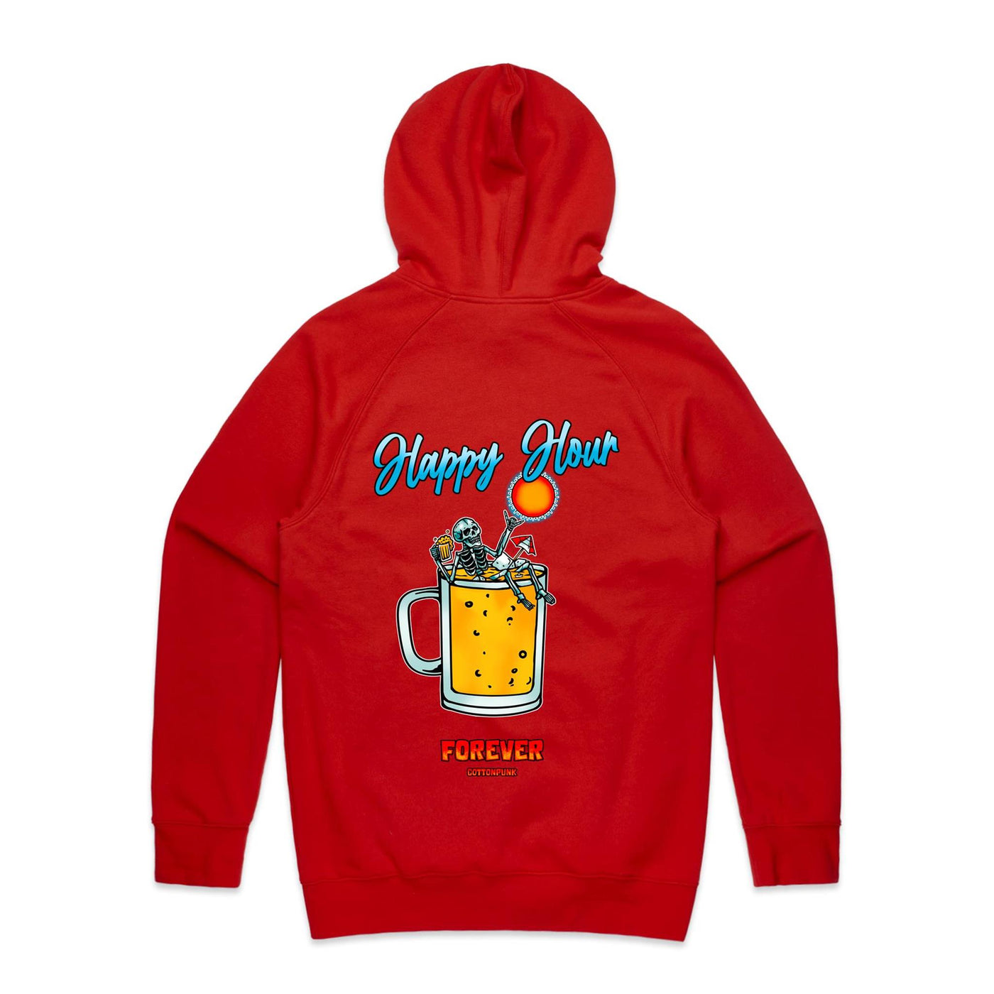 IS IT STILL HAPPY HOUR? - Mens Pocket Hoodie - BACK PRINT