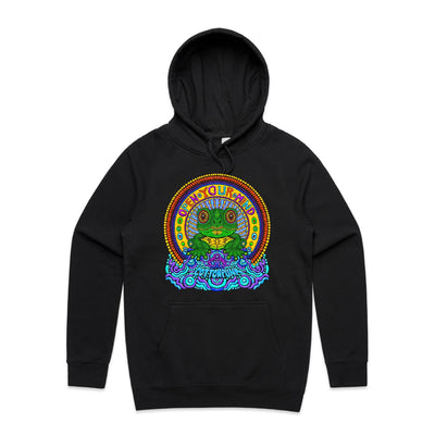 OPEN YOUR MIND - Mens Pocket Hoodie - FRONT PRINT