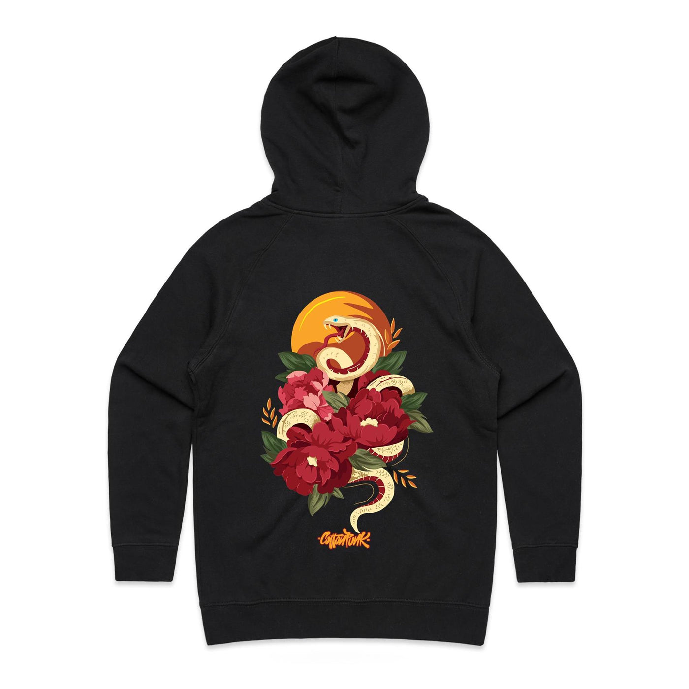 FEARless (W) - Womens Pocket Hoodie - BACK PRINT