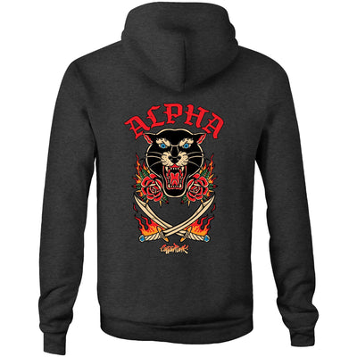 ALPHA - Mens Pocket Hoodie - BACK PRINT