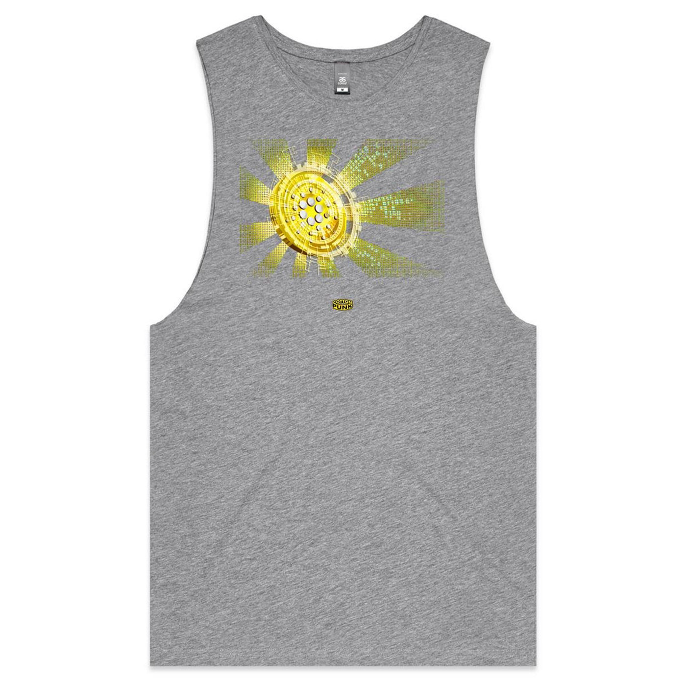 CARDANO II - Mens Sleeveless T-Shirt - FRONT PRINT