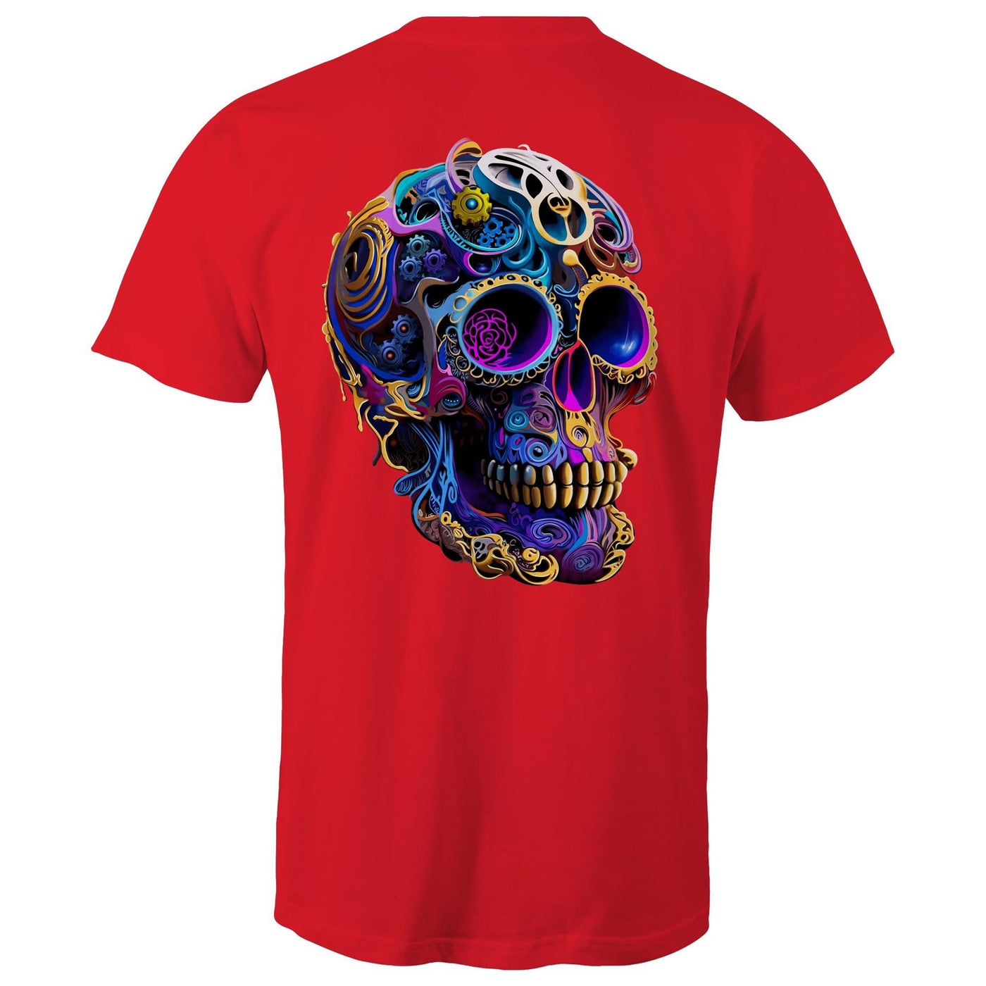 GEARS OF TIME - Mens T-Shirt - BACK PRINT