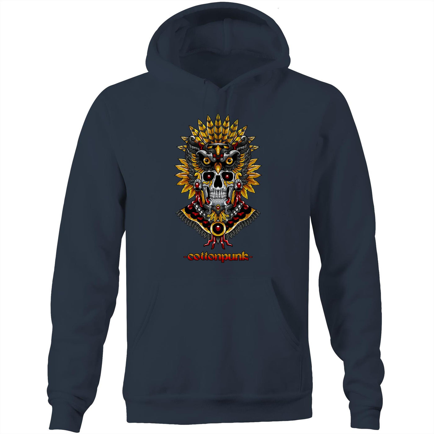 PRAY TO YOUR GODS - Mens Pocket Hoodie - FRONT PRINT