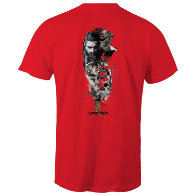 WARRIOR - Mens T-Shirt - BACK PRINT