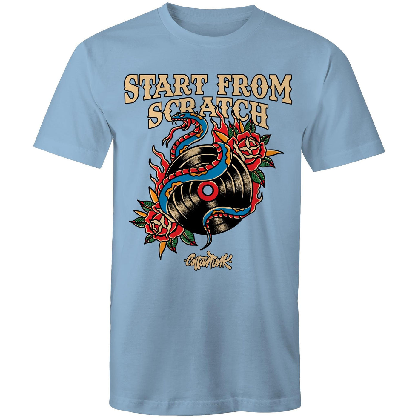 START FROM SCRATCH - Mens T-Shirt - FRONT PRINT