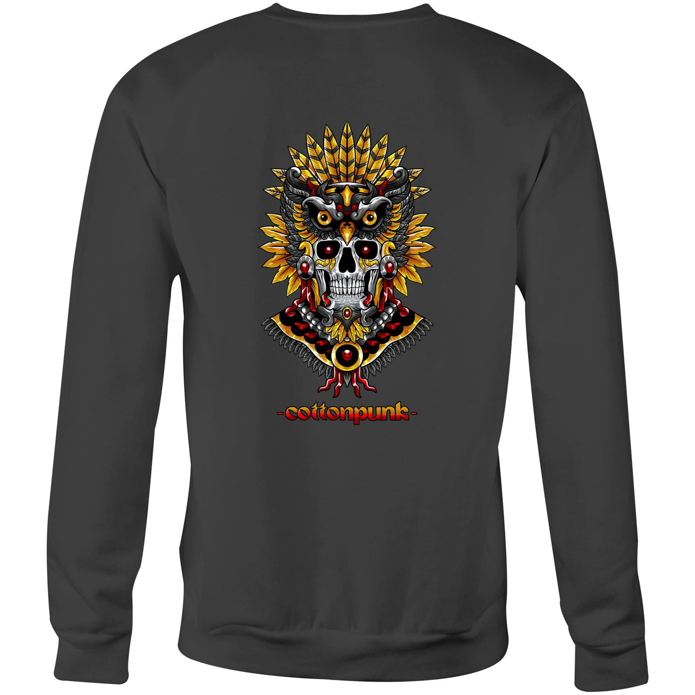 PRAY TO YOUR GODS - Mens Sweatshirt - BACK PRINT