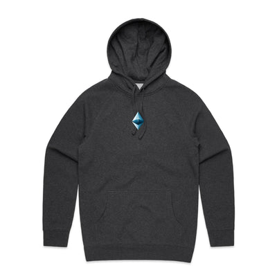 ETHEREUM - Mens Pocket Hoodie - BACK PRINT