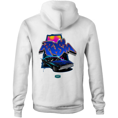 KRUSIN 2 - Mens Pocket Hoodie - BACK PRINT