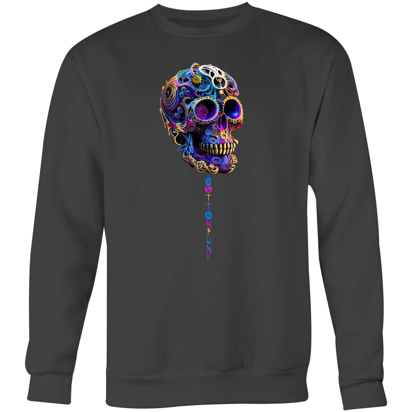 GEARS OF TIME - Mens Sweatshirt - FRONT PRINT