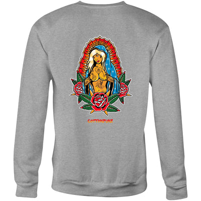 PRAY FOR BETTER TIMES - Mens Sweatshirt - BACK PRINT