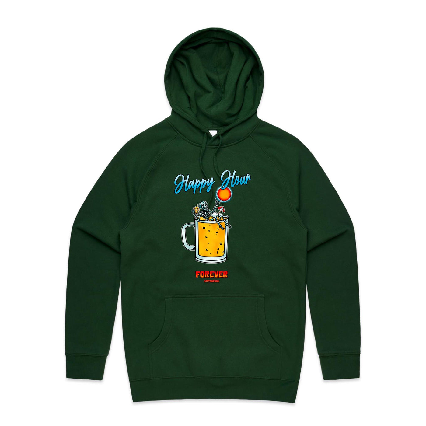 IS IT STILL HAPPY HOUR? - Mens Pocket Hoodie - FRONT PRINT