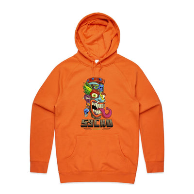 SYCHO - Mens Pocket Hoodie - FRONT PRINT