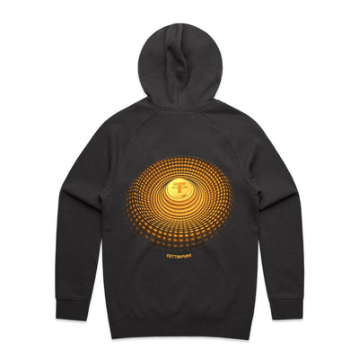 TETHER II - Mens Pocket Hoodie - BACK PRINT