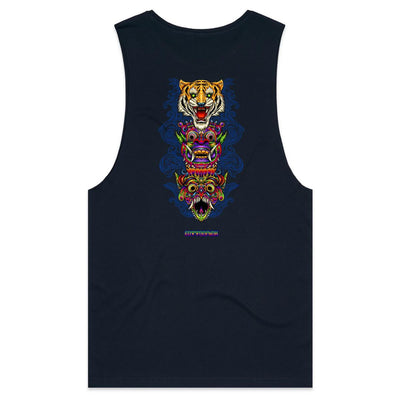 BALI SPIRITS - Mens Sleeveless T-Shirt - BACK PRINT